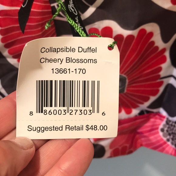 Vera Bradley Bags Nwt Vera Bradley Nylon Collapsible Duffel Bag